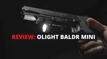 Review Olight BALDR Mini Pistol Light [Red & Green]