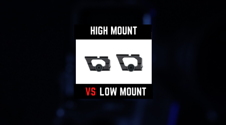 High Mount VS Low Mount Red Dot Optic Setup